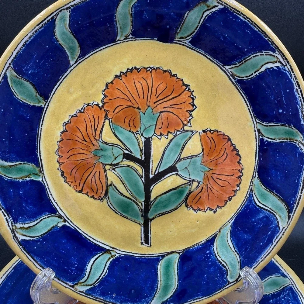 Vintage Talavera Uriarte Dinner Plates 9